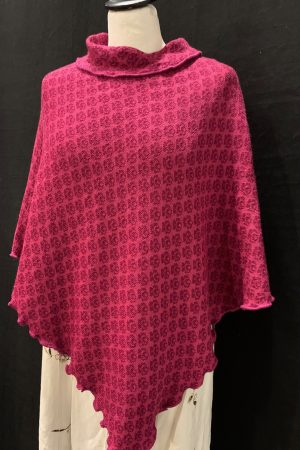 Mellanponcho med krage, Visbyrosen